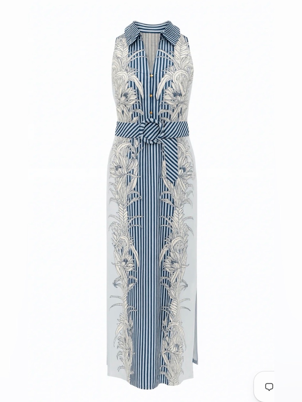 Anna Cate Jill Midi Belted Maxi Dress - size Medium